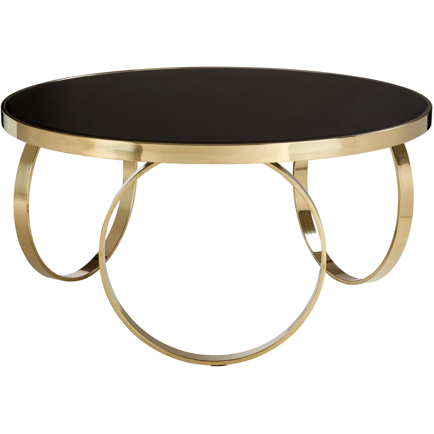 Ragusa Large Round Coffee Table - Black