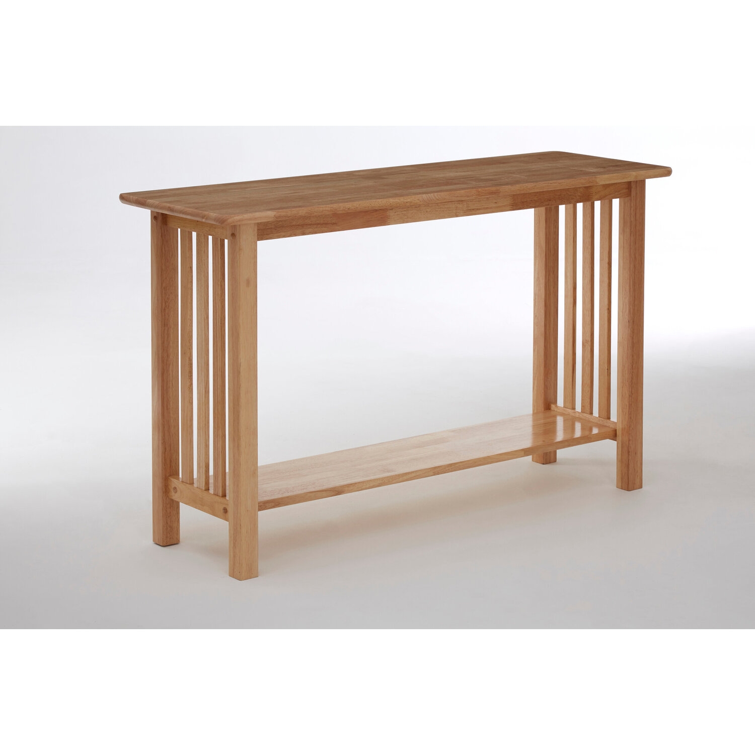 Selby Natural Rectangular Console Table - Brown