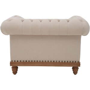 Cabra Chesterfield Cream Armchair