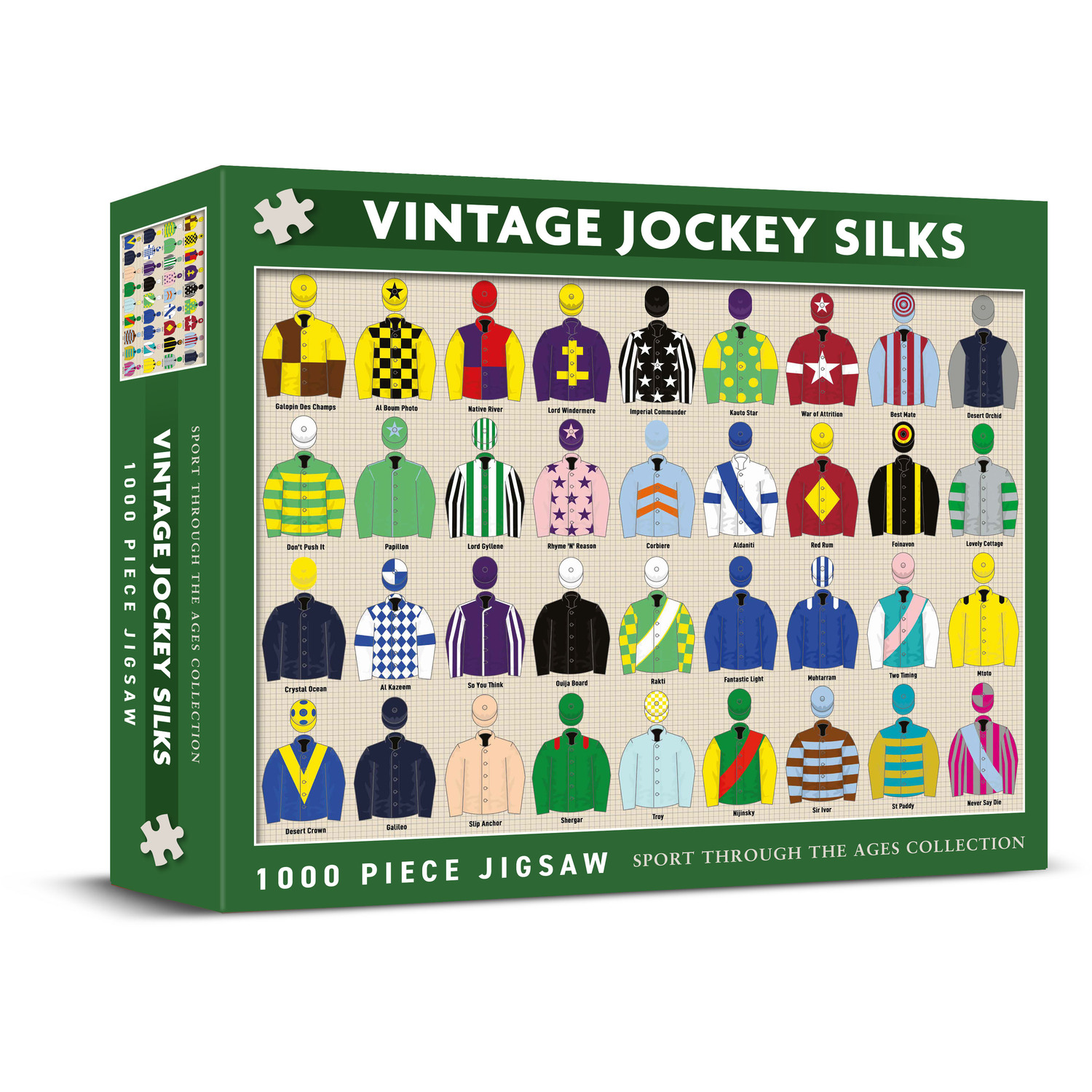 Coach House Partners Limited - Jigsaw Puzzle - 1000 Piece - Horse Racing - Multi - Image 3