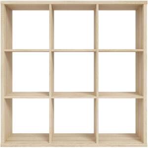 Mauro 3x3 Freestanding Cube Storage Unit Sonoma Matt Finish