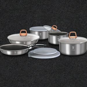 Berlinger Haus 12Pc Moonlight Aluminium Cookware Set - Silver