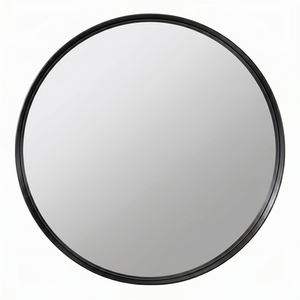Large Round Deep Frame Wall Mirror