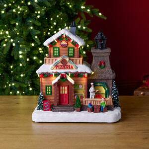 Christmas Pizzeria Model