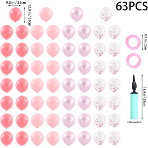Lifeideas 63 Pack Party Balloons with Pump