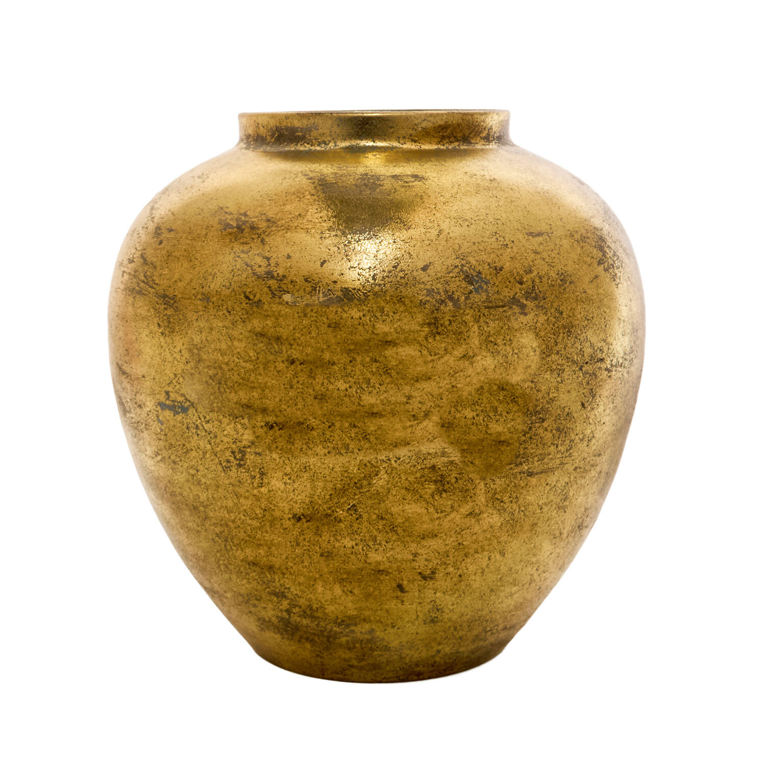 Amelia Metal Vase - Brushed Gold
