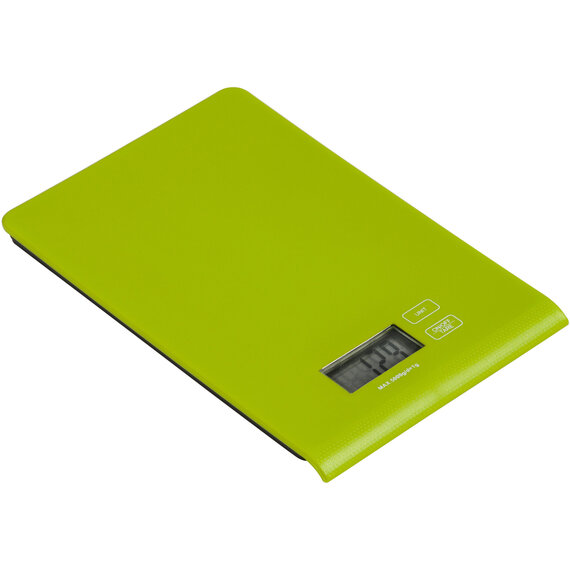 Zing Lime GreenTempered Glass Kitchen Scale