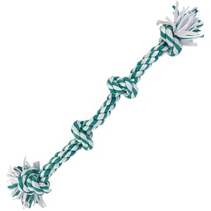 HugglePets Recycled T-Shirt 4 Knot Dog Toy