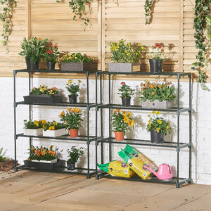 4 Tier Greenhouse Shelving