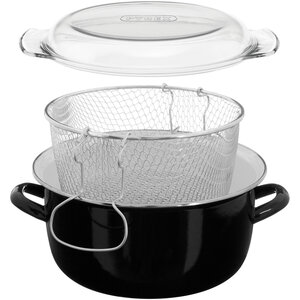 Telo Black Deep Fryer