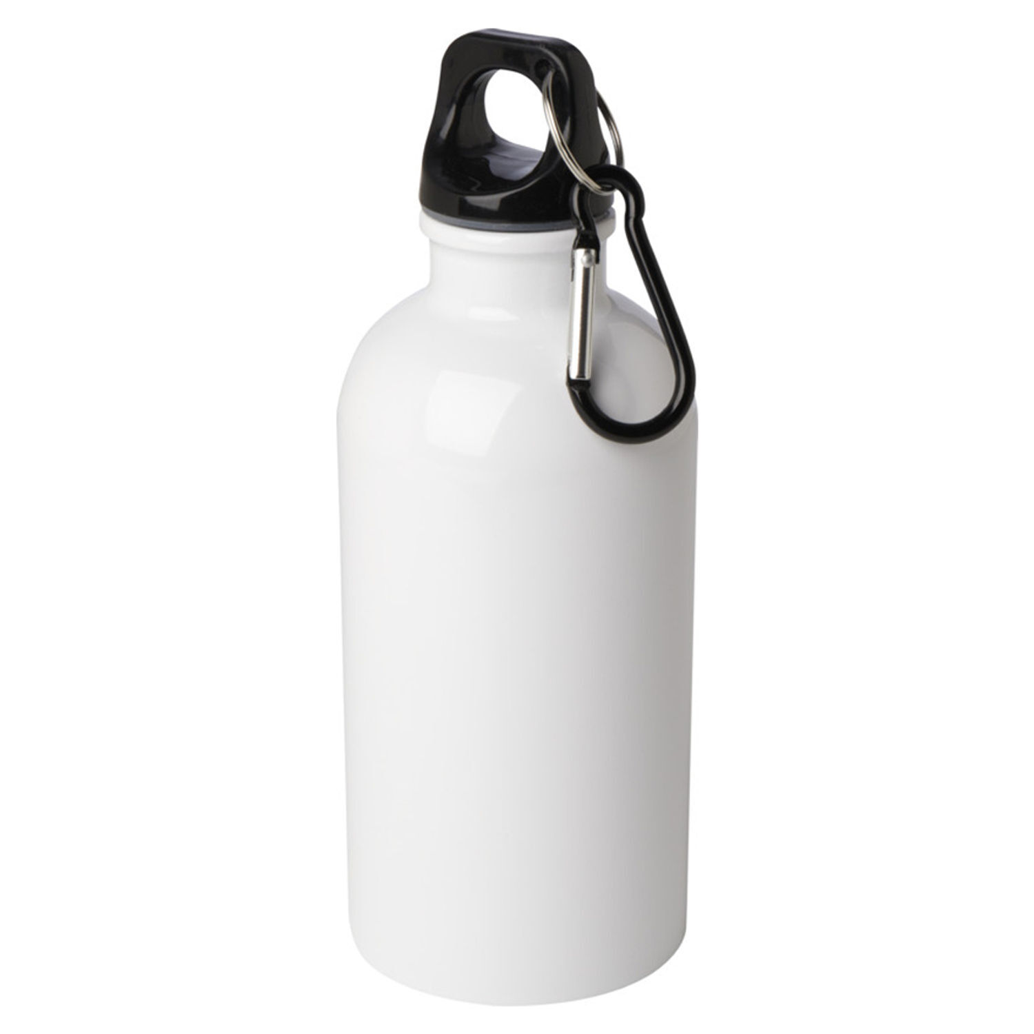 Floso Stainless Steel Single Wall 400Ml Water Bottle - White