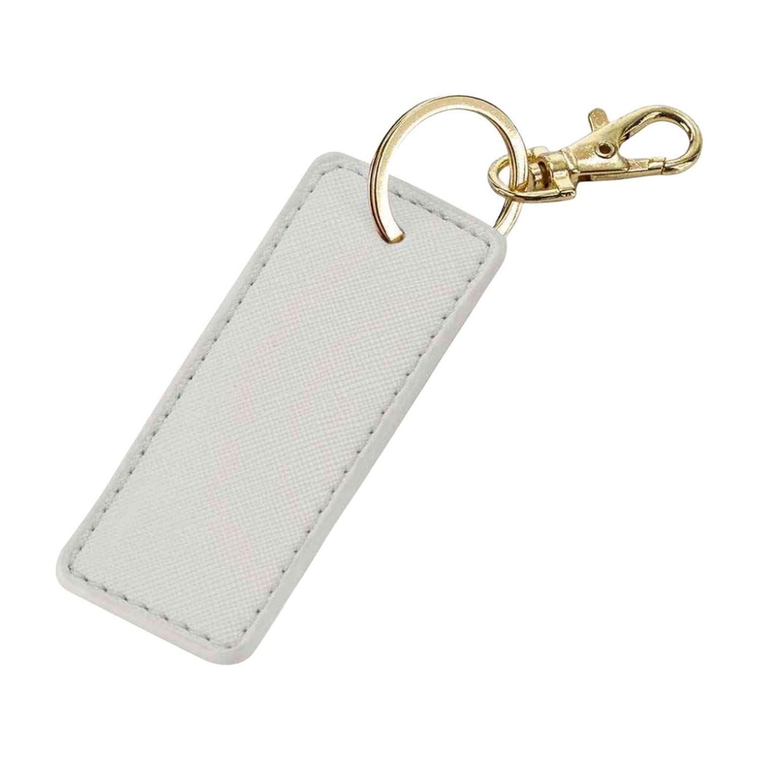 Bagbase Boutique Key Clip - Soft Grey/Gold