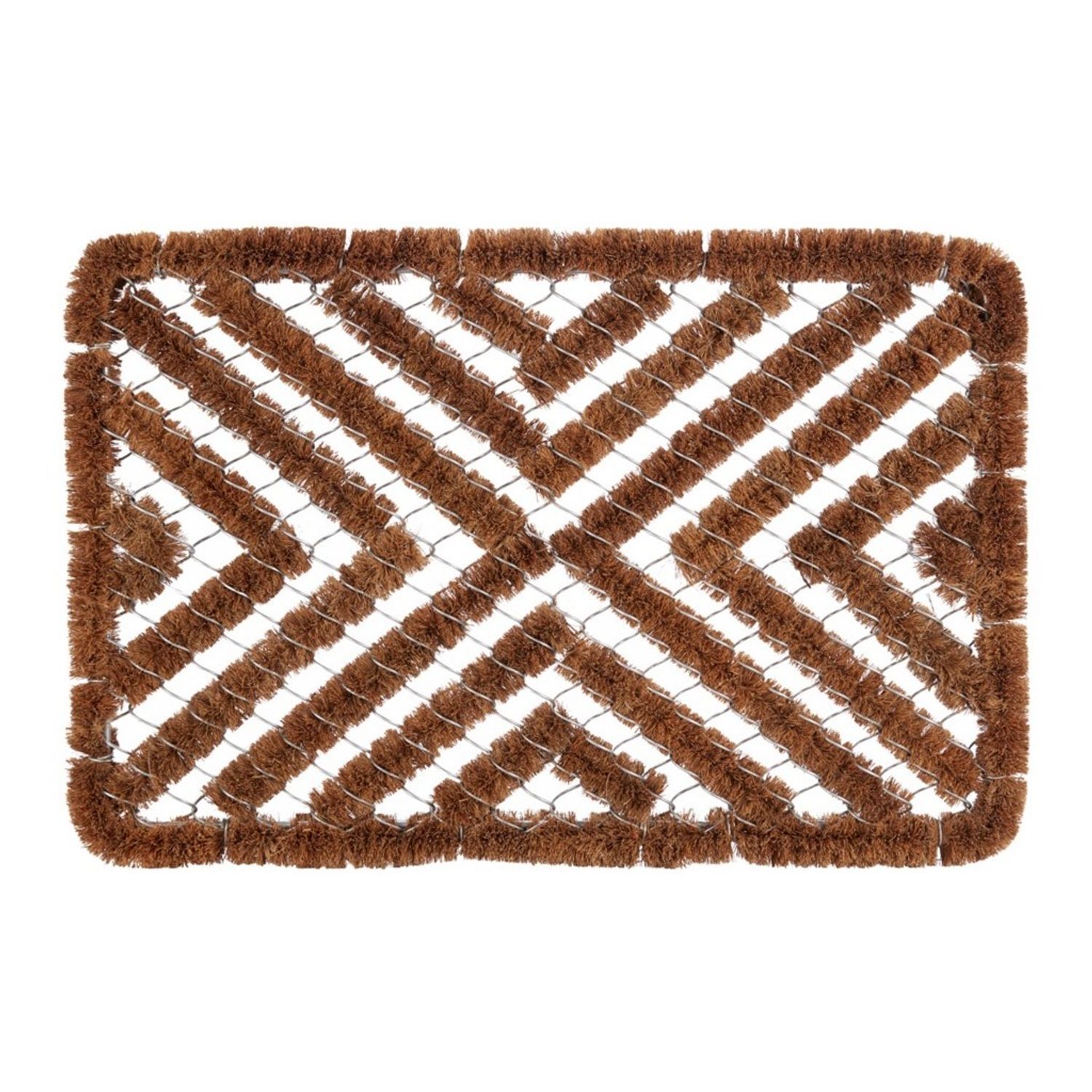  - Groundsman Rectangular Boot Scraper Mat Brown (One Size) - Image 2