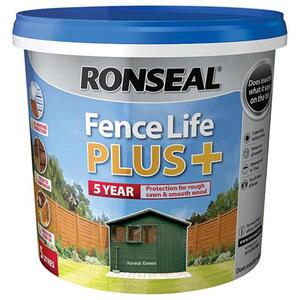 Ronseal Fence Life Plus+ Forest Green 5 Litre