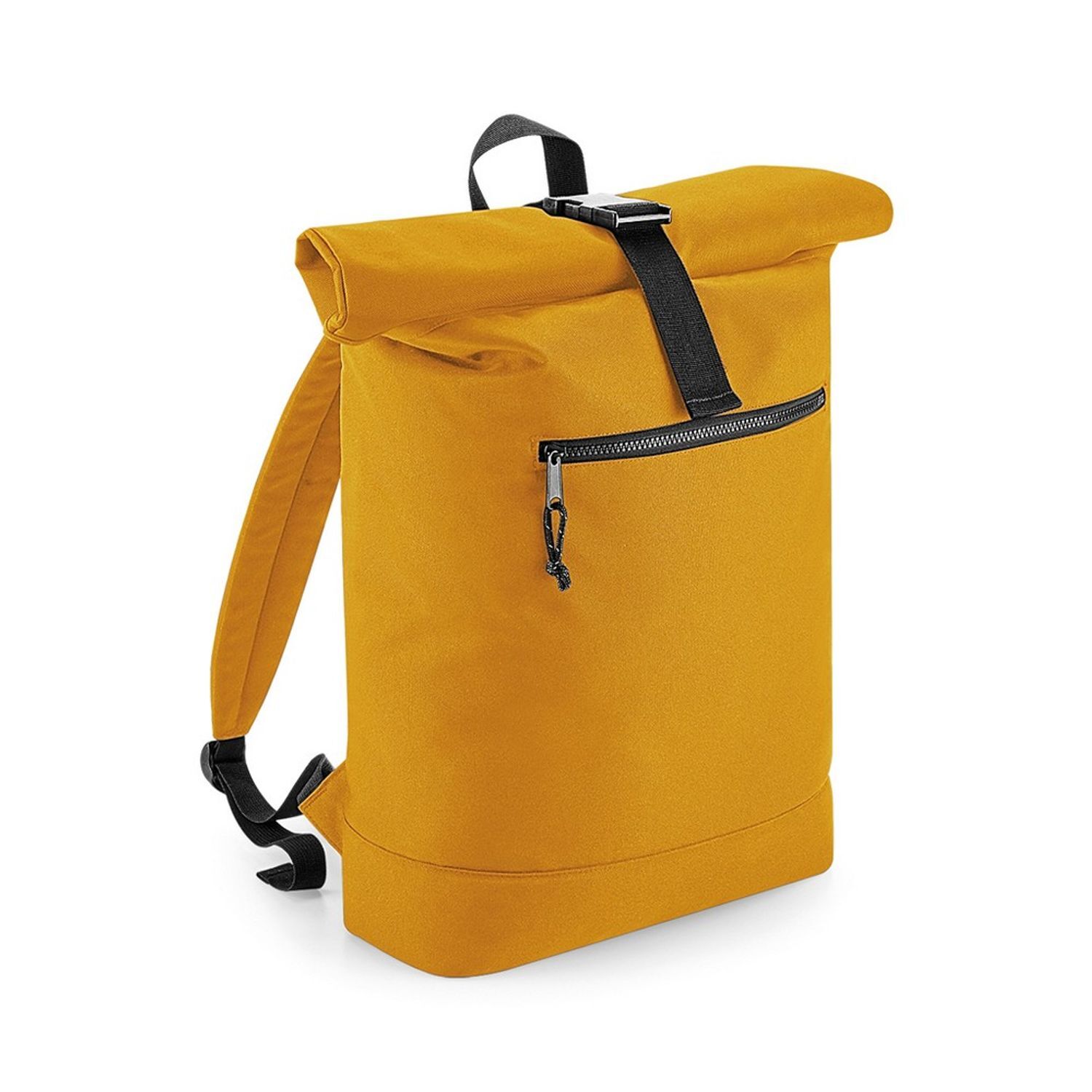 Bagbase Unisex Recycled Roll-Top Backpack - Mustard