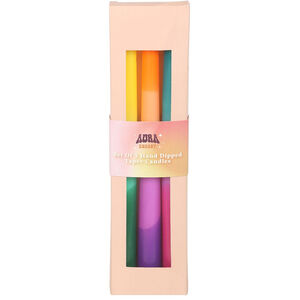 Something Different Aura Energy Dipped Taper Candle Set (Pack of 3)