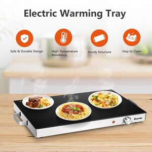 Electric Warming Tray Food Warmer Plate