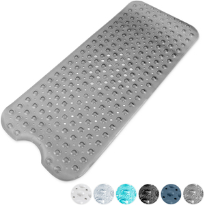 KEPLIN Premium Non-Slip Bath Mat - 200 Suction Cups, Latex Free (40x100cm)