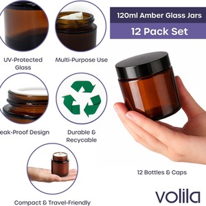 12 Pack Reuseable Makeup Containers