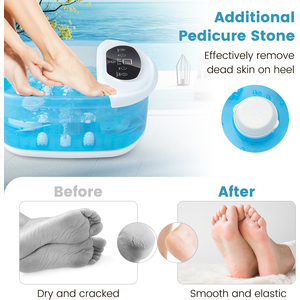 Heat Bubble Foot Spa Massager Tub