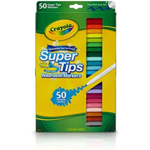 Crayola Washable Super Tips Markers 50 Count