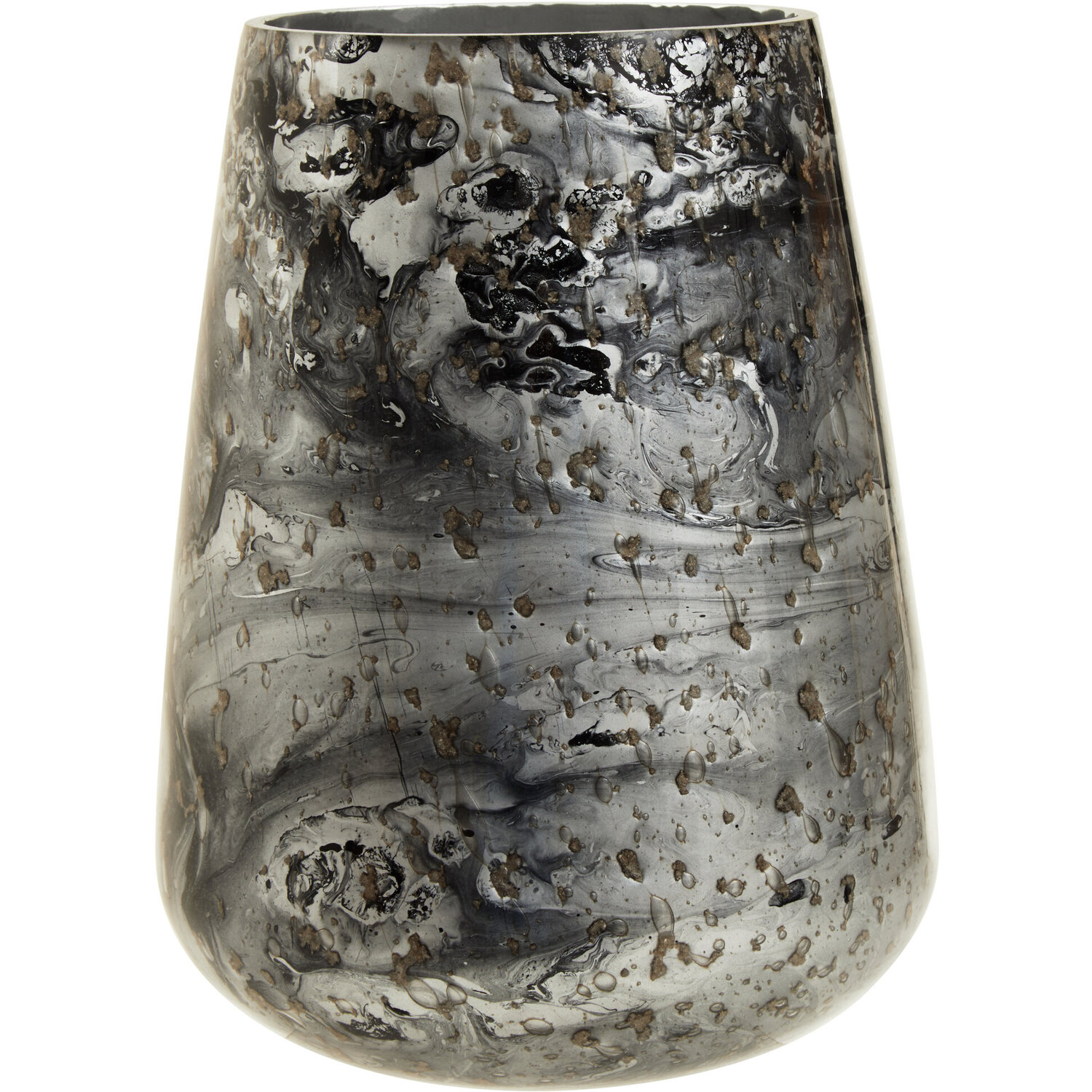 Garan Grey Marble Effect Small Vase Multi Assorted