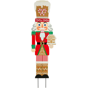 Gingerbread Nutcracker Stake