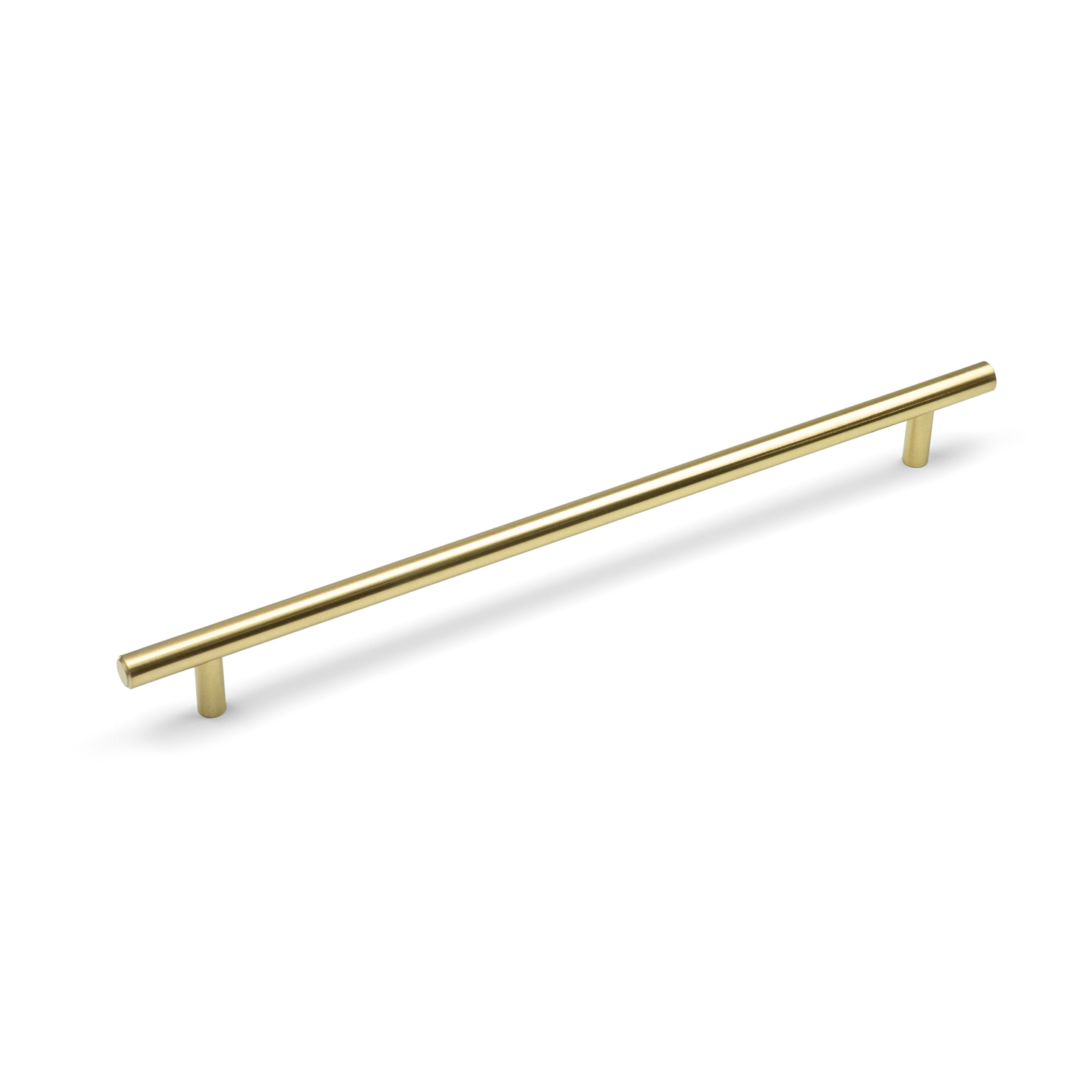 - 288mm Satin Brass T-Bar Cabinet Handle Kitchen Cupboard Door Drawer Pull Bathroom Bedroom Furniture Wardrobe Replacement Upcycle - Image 2