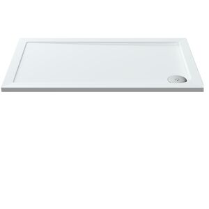 1200mm x 700mm Premium Rectangular Shower Tray - White