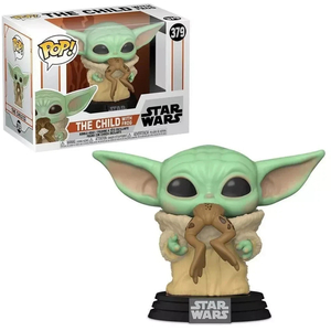 Funko Pop Star Wars The Child Grogu With Frog The Mandalorian Vinyl Figure
