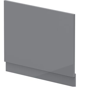 700mm Bath MDF End Panel and Plinth - Gloss Cloud Grey