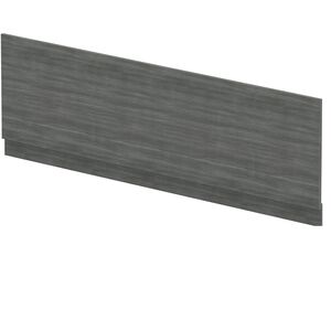 1800mm Bath MFC Front Panel and Plinth - Woodgrain Anthracite