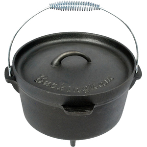 Buckingham Pre-Seasoned Cast Iron Dutch Oven Pot 24 cm