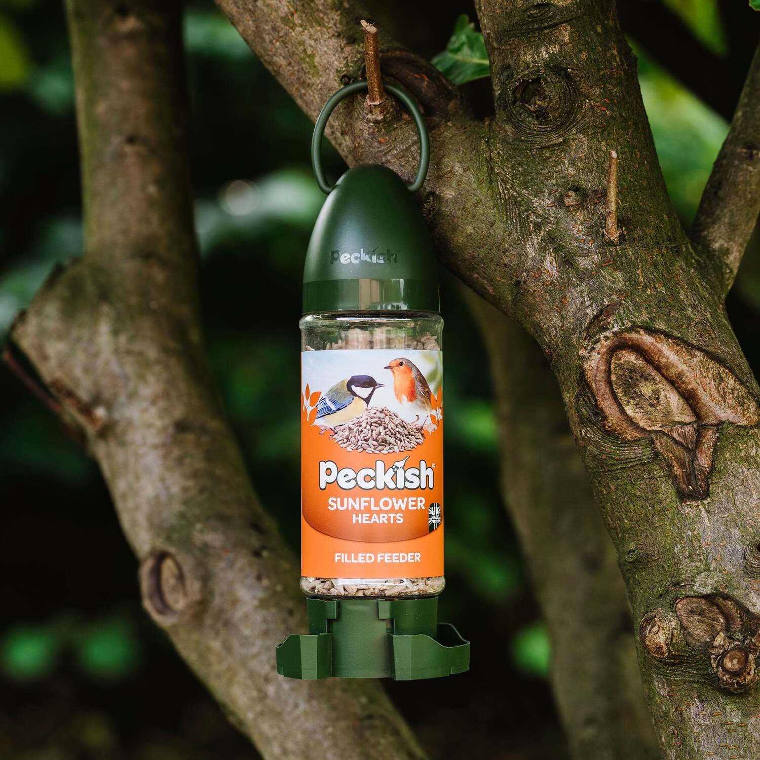 Image of Peckish Sunflower Hearts Filled Feeder -&hellip;
