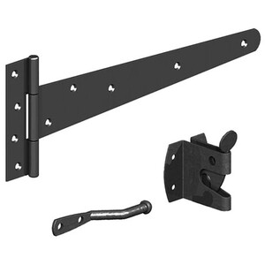 GateMate Black Pedestrian Gate Kit