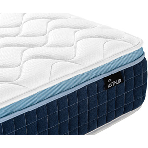 White / Superking Arthur Sleep Ice Arthur Cooling Hybrid Mattress 3' Single shot 17011944