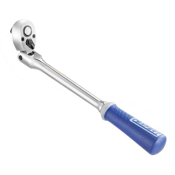 Expert 3/8in drive flexible head ratchet, 72-tooth, 5° increments