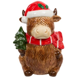 Highland Cow Cookie Jar
