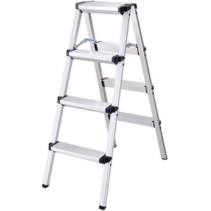 TUFFMATE 4-Step Double-Sided Folding Aluminium Ladder 2.8kg