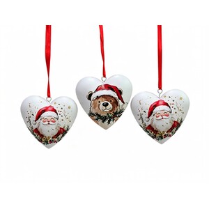 Set of 3 Heart Decorations