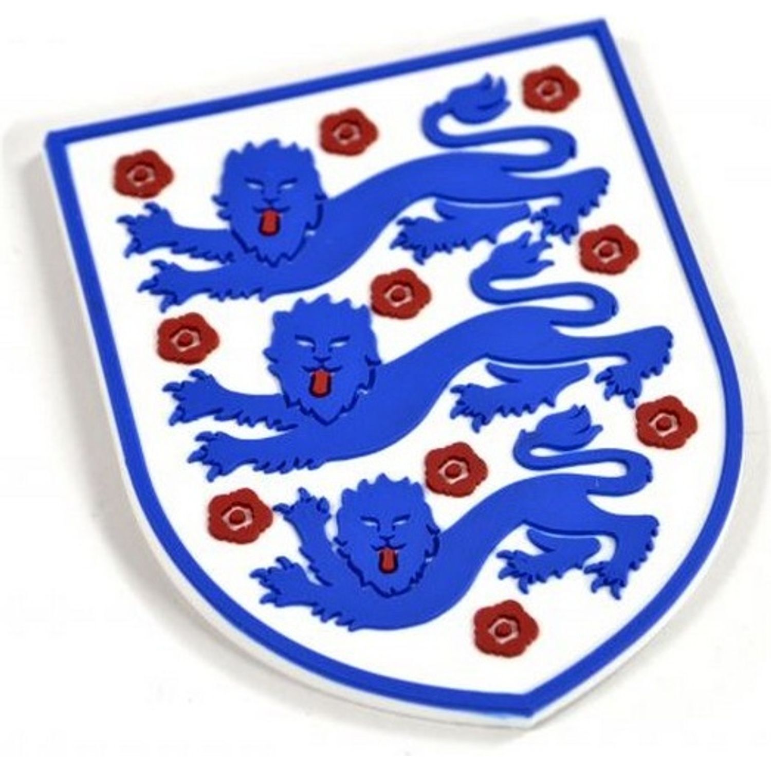 England Fa 3D Crest Fridge Magnet - Blue/White