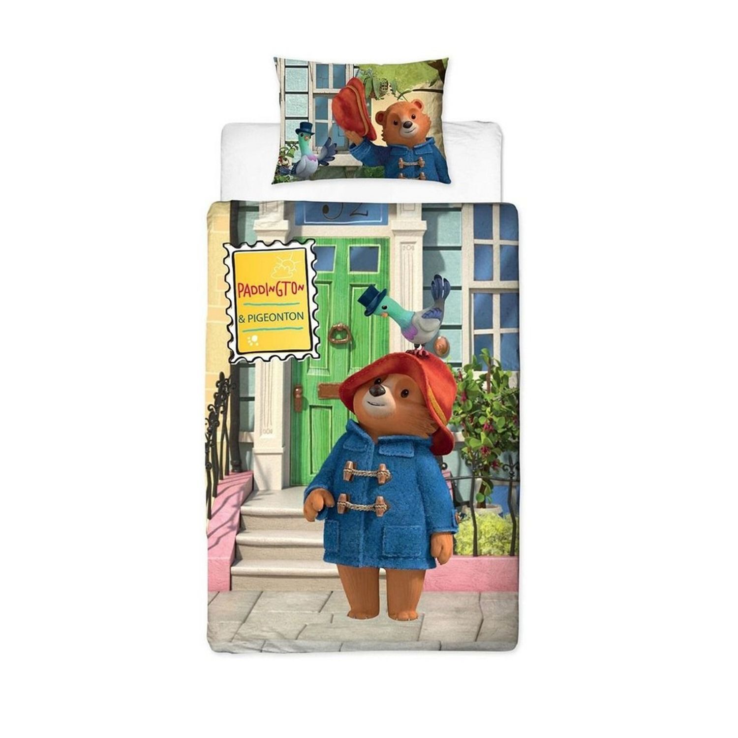 Joom Paddington Bear Unisex Black Friends Reversible Duvet Cover Set - Image 3