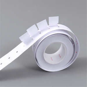 Pack of 10 Foska Self Adhesive White Blank Price Label Rolls (5000 Tickets)