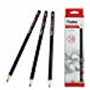 Pack of 12 4B Wooden Drawing Pencils