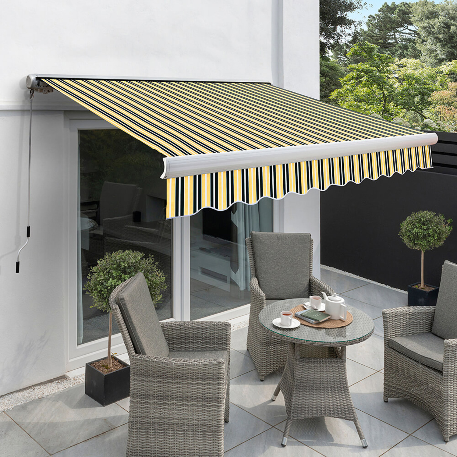 Image of Full Cassette Electric Patio Awning 4.5m&hellip;