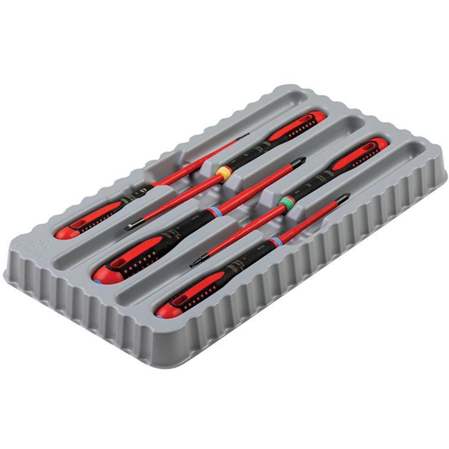 Bahco BE-9872SL Ergo 5 Piece VDE Insulated Slimline Screwdriver Set 1000V IEC - Image 8