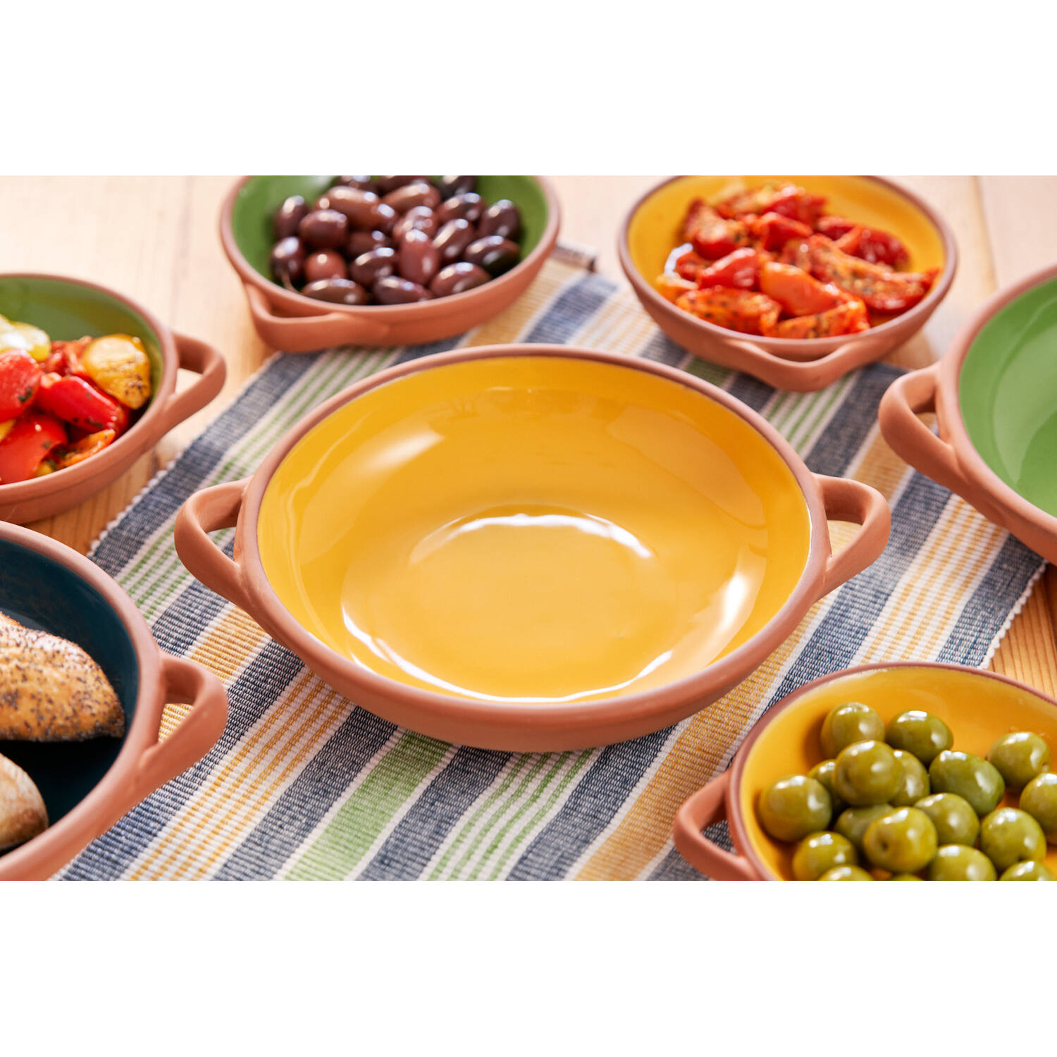 Image of Dexam Sintra Large Glazed Terracotta Tapas&hellip;