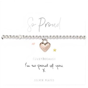 So Proud Heart Design Bracelet