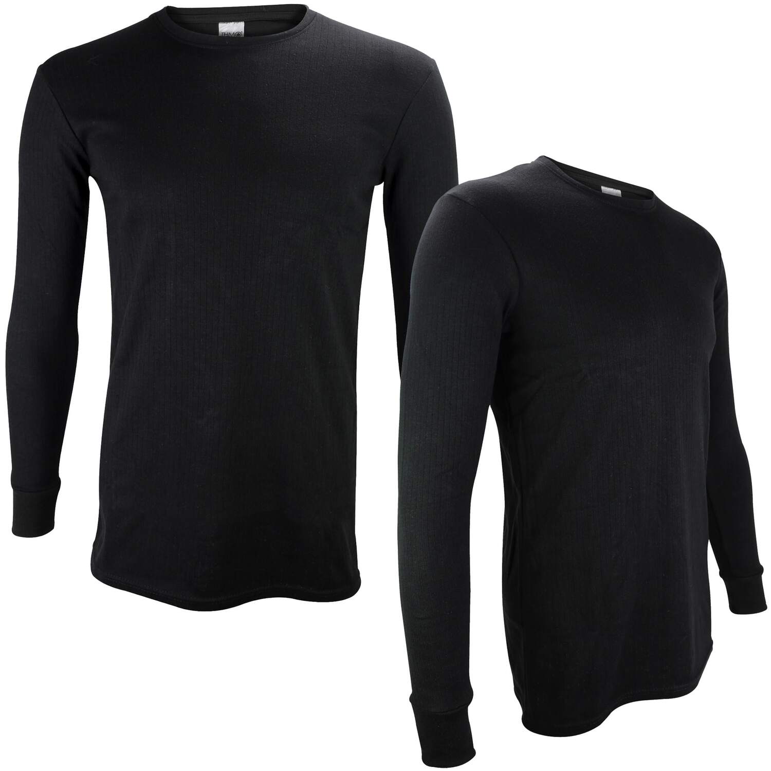 Thmo 2 Pack Mens Thermal Fleece Base Layer Top - Image 2