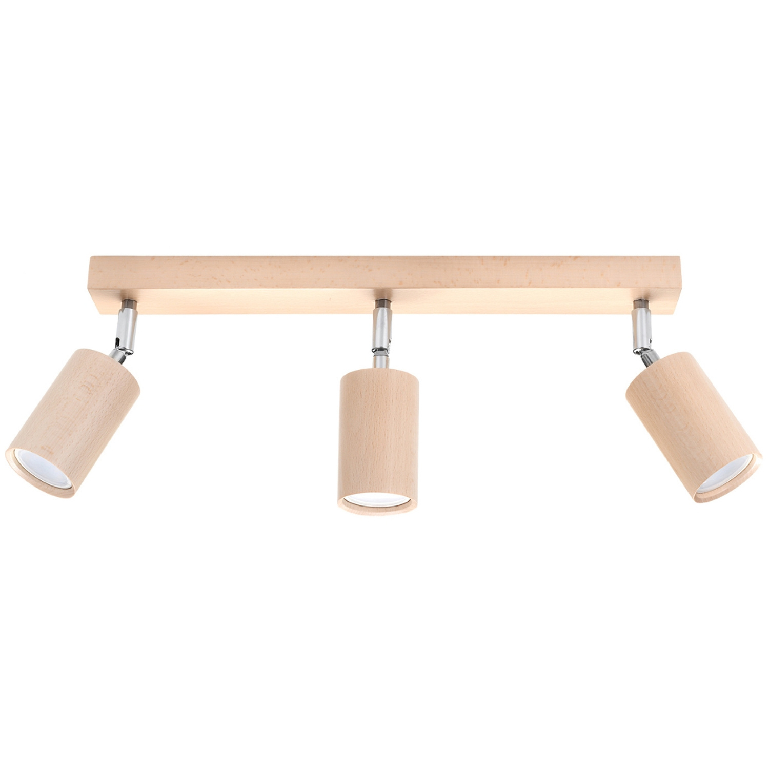 Sollux Lighting Ceiling Lamp Berg 3 Natural Wood - Natural Wood